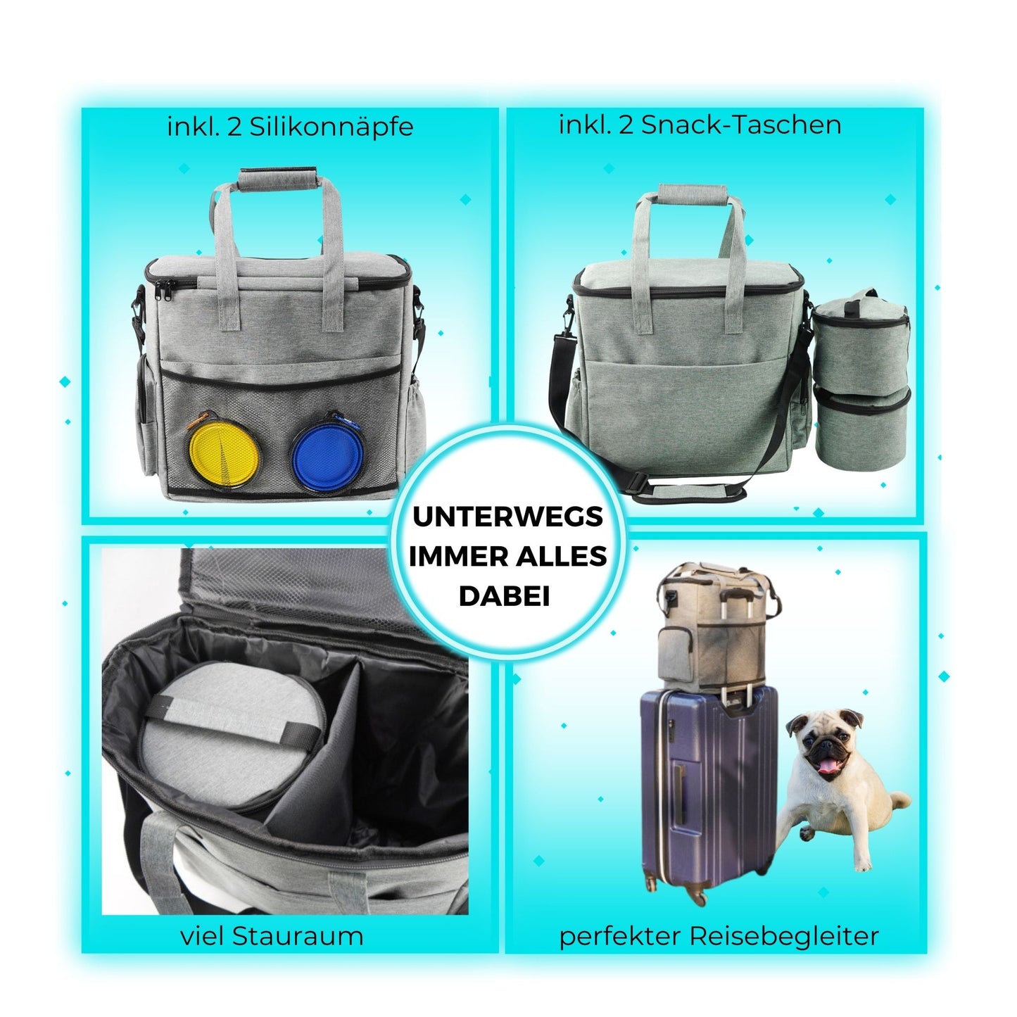 Downtown Dogs - Travel Bag